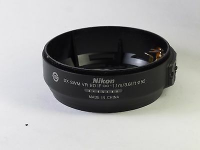 NIKON NIKKOR AF-S DX 55-200mm 4-5.6 G ED VR LENS REAR BACK NAME BARREL PART - Image 3