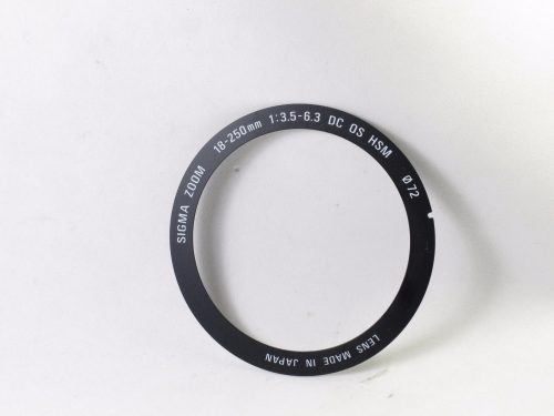 ORIGINAL SIGMA 18-250mm 1:3.5-6.3 DC OS HSM FRONT MODEL RING PART (CANON MOUNT)