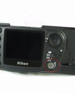 ORIGINAL NIKON D200 REAR LCD SCREEN BACK COVER PART NO CF CARD SWITCH
