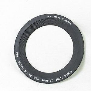 SIGMA ZOOM 24-70 mm 2.8 EX DG MACRO LENS FRONT NAME RING PLATE REPAIR PART